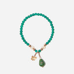 Load image into Gallery viewer, Handmade Czech Crystal Beads Bracelet - Verde Chic Charm Bracelet