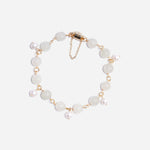 Load image into Gallery viewer, Serene Jade Bracelet Czech Glass Beads Swarovski Crystals
