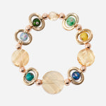 Load image into Gallery viewer, Sunbow Luster Bracelet Czech Glass Beads Swarovski Crystals
