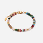 Load image into Gallery viewer, Rainbow Cascade Bracelet Czech Glass Beads Swarovski Crystals
