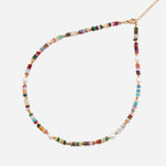 Load image into Gallery viewer, Rainbow Bliss Necklace Czech Glass Beads Swarovski Crystals
