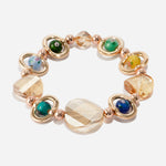 Load image into Gallery viewer, Sunbow Luster Bracelet Czech Glass Beads Swarovski Crystals
