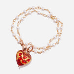 Load image into Gallery viewer, Handmade Czech Crystal Necklaces &amp; Bracelet Set - Heartfelt Passion
