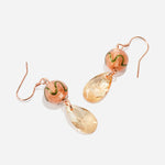 Load image into Gallery viewer, Handmade Czech Crystal Earrings - Harmony Sunset Crystal Earrings