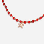 Load image into Gallery viewer, Handmade Czech Crystal Beads Long Chain - Ruby Pearl
