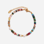 Load image into Gallery viewer, Rainbow Cascade Bracelet Czech Glass Beads Swarovski Crystals
