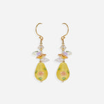 Load image into Gallery viewer, Sunshine Sparkle Earrings Czech Glass Beads Swarovski Crystals
