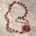 Load image into Gallery viewer, Twilight Amethyst Necklace Czech Glass Beads Swarovski Crystals
