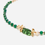 Load image into Gallery viewer, Handmade Czech Glass Beads Crystal - Enchanted Emerald Elegance