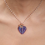 Load image into Gallery viewer, Handmade Czech Crystal Purple Necklace - Lavender Serenade