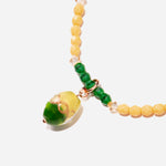 Load image into Gallery viewer, Mellow Jade Bracelet Czech Glass Beads Swarovski Crystals
